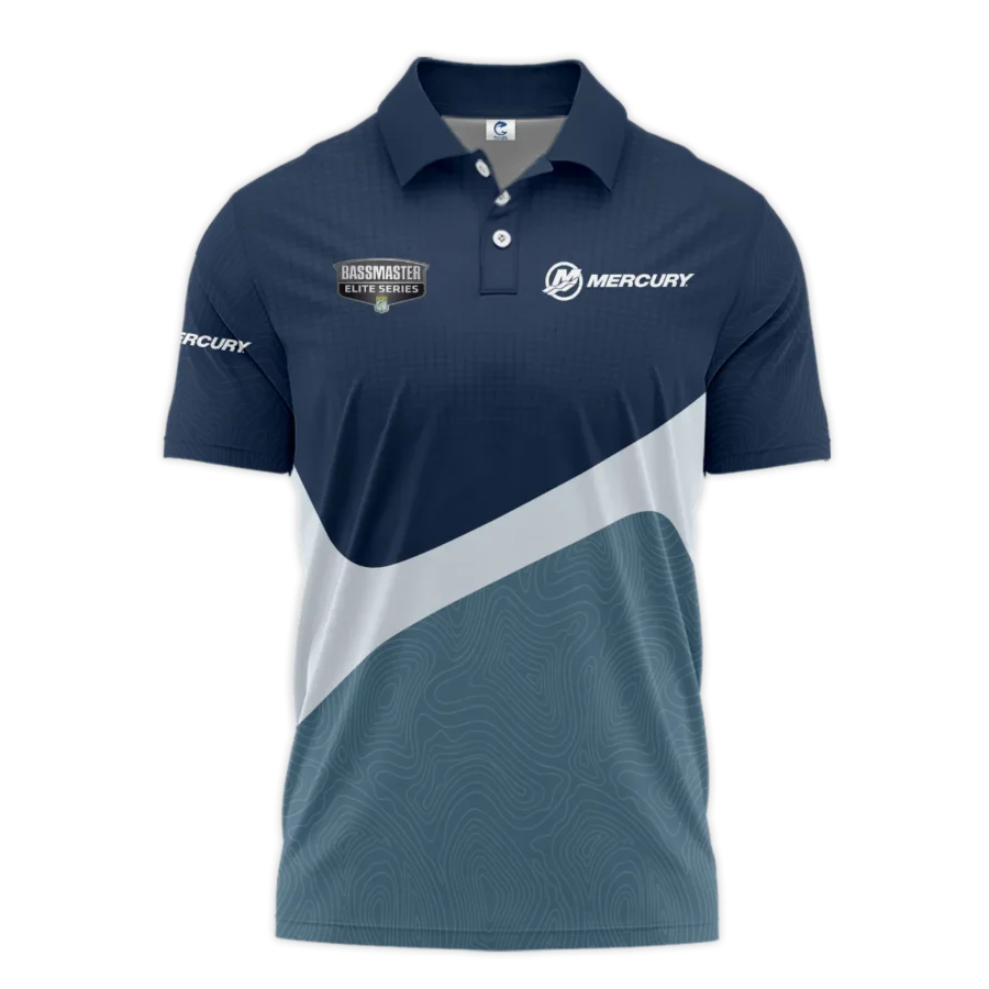 Short Polo Fishing Tournaments Sport Classic Polo Shirt Mercury Bassmaster Elite Tournament Polo Shirt