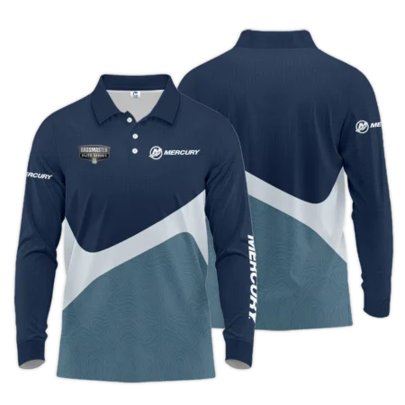 Long Polo Fishing Tournaments Sport Classic Polo Shirt Mercury Bassmaster Elite Tournament Polo Shirt