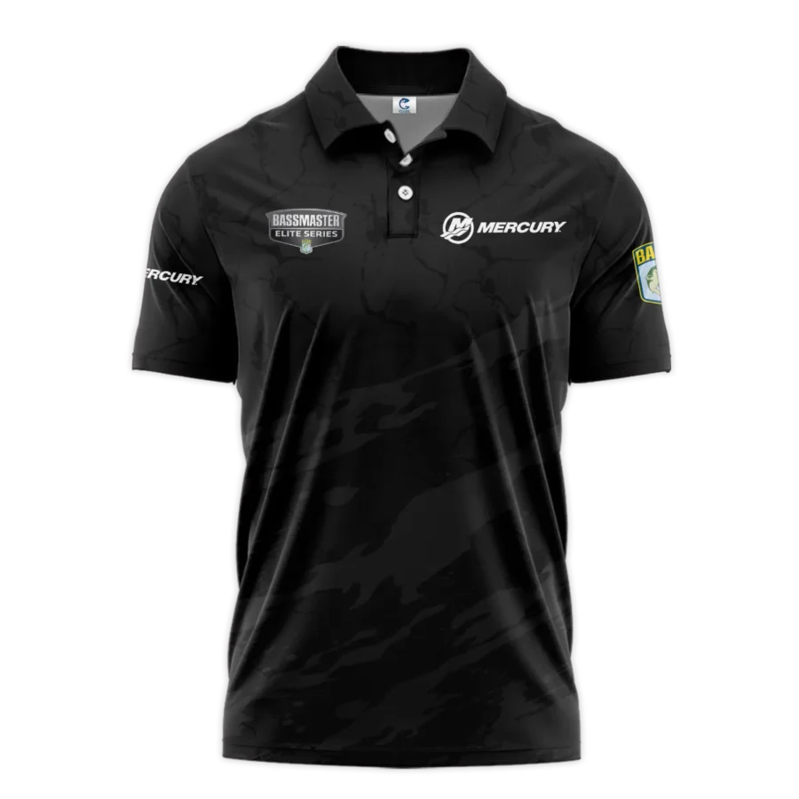 Short Polo Fishing Tournaments Sport Classic Polo Shirt Mercury Bassmaster Elite Tournament Polo Shirt