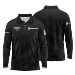 Zipper Polo Fishing Tournaments Sport Classic Polo Shirt Mercury Bassmaster Elite Tournament Polo Shirt