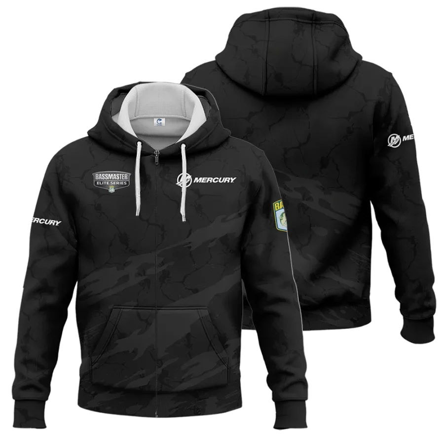 Zipper Hoodie Fishing Tournaments Sport Classic Hoodie Mercury Bassmaster Elite Tournament Hoodie