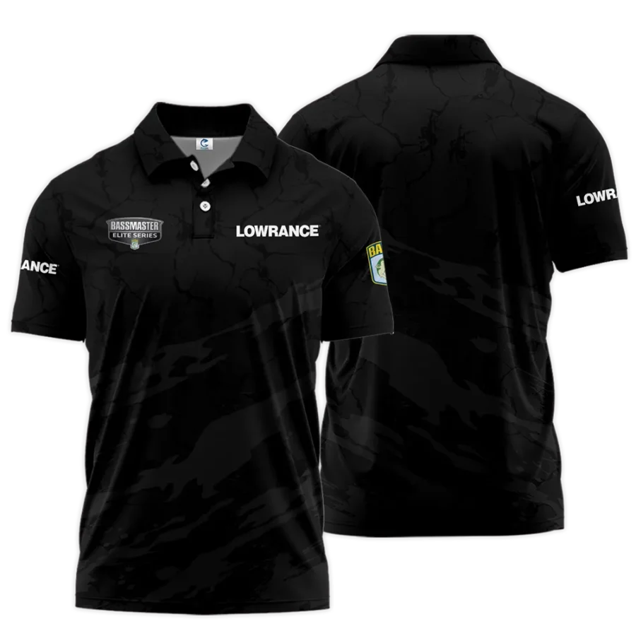 Short Polo Fishing Tournaments Sport Classic Polo Shirt Lowrance Bassmaster Elite Tournament Polo Shirt