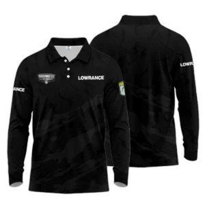 Zipper Polo Fishing Tournaments Sport Classic Polo Shirt Lowrance Bassmaster Elite Tournament Polo Shirt