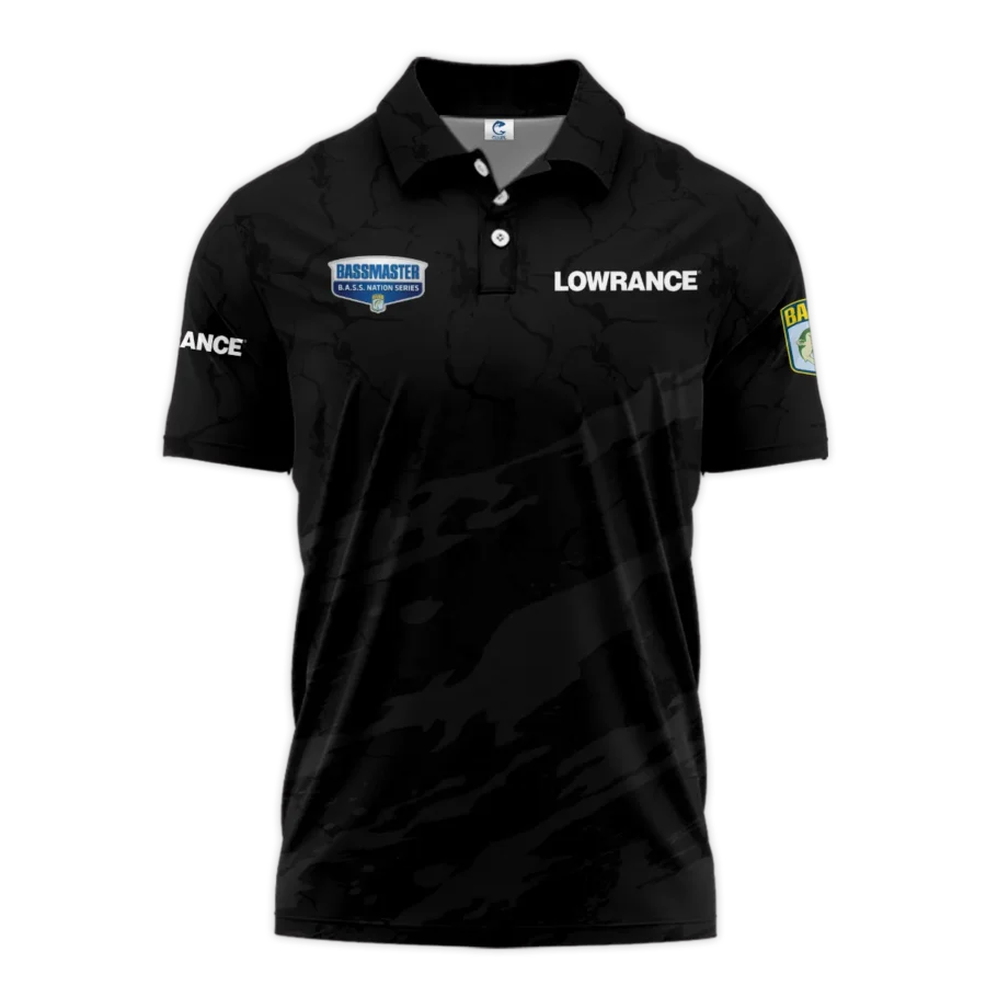 Short Polo Fishing Tournaments Sport Classic Polo Shirt Lowrance B.A.S.S. Nation Tournament Polo Shirt