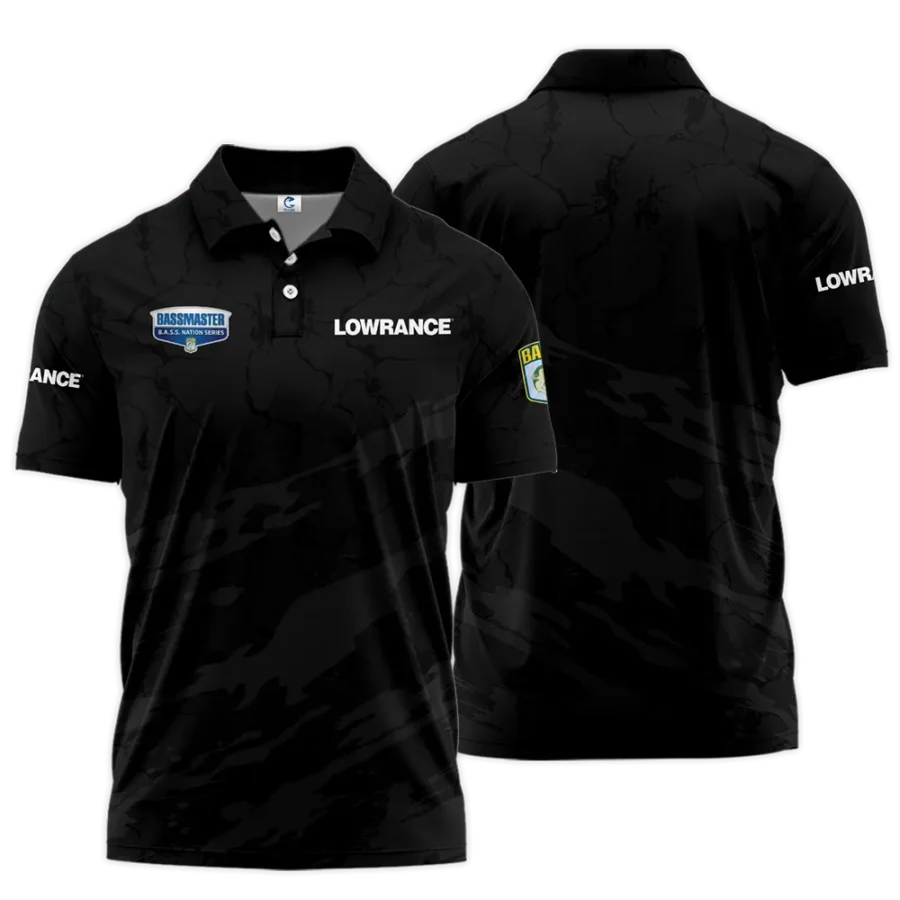 Short Polo Fishing Tournaments Sport Classic Polo Shirt Lowrance B.A.S.S. Nation Tournament Polo Shirt