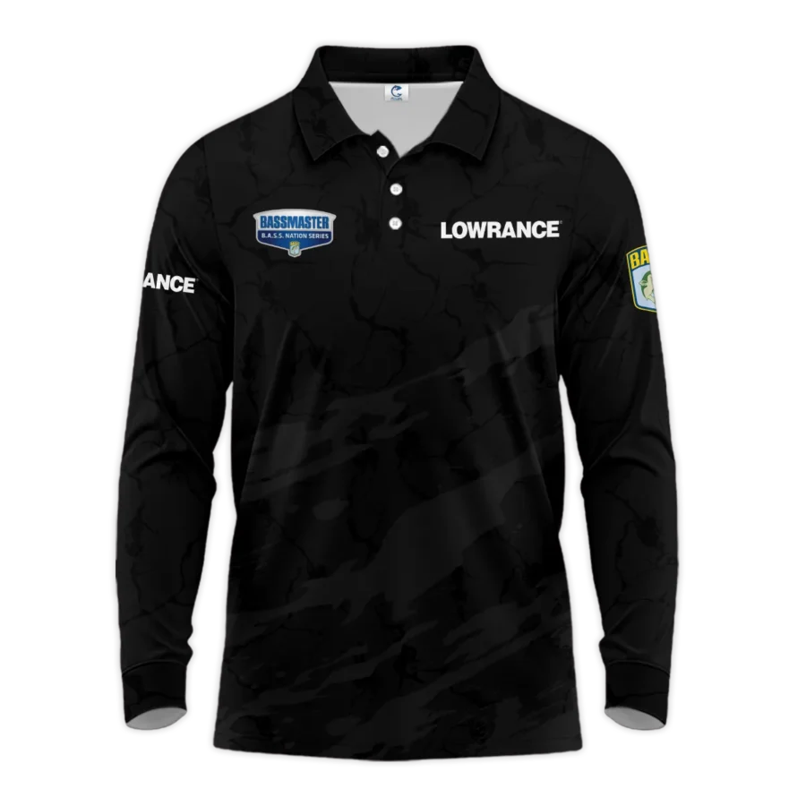 Long Polo Fishing Tournaments Sport Classic Polo Shirt Lowrance B.A.S.S. Nation Tournament Polo Shirt