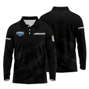 Zipper Polo Fishing Tournaments Sport Classic Polo Shirt Lowrance B.A.S.S. Nation Tournament Polo Shirt