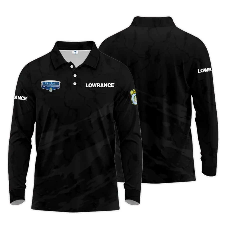 Long Polo Fishing Tournaments Sport Classic Polo Shirt Lowrance B.A.S.S. Nation Tournament Polo Shirt