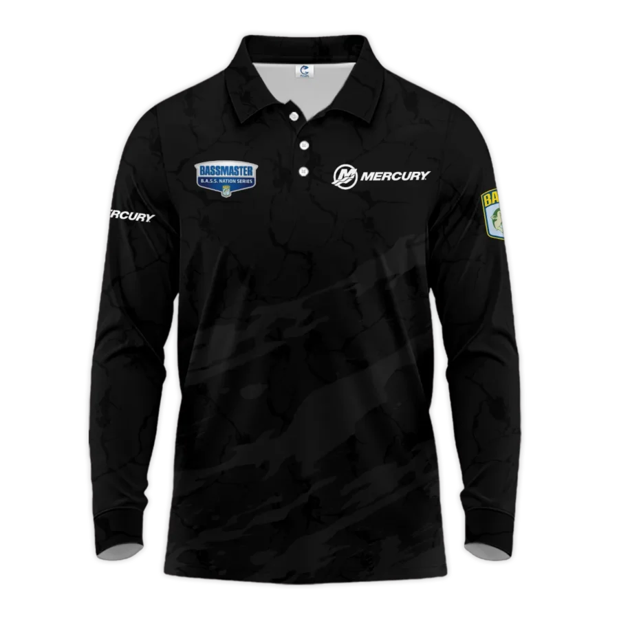 Long Polo Fishing Tournaments Sport Classic Polo Shirt Mercury B.A.S.S. Nation Tournament Polo Shirt