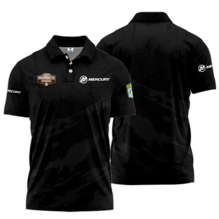 Short Polo Fishing Tournaments Sport Classic Polo Shirt Mercury Bassmaster Opens Tournament Polo Shirt