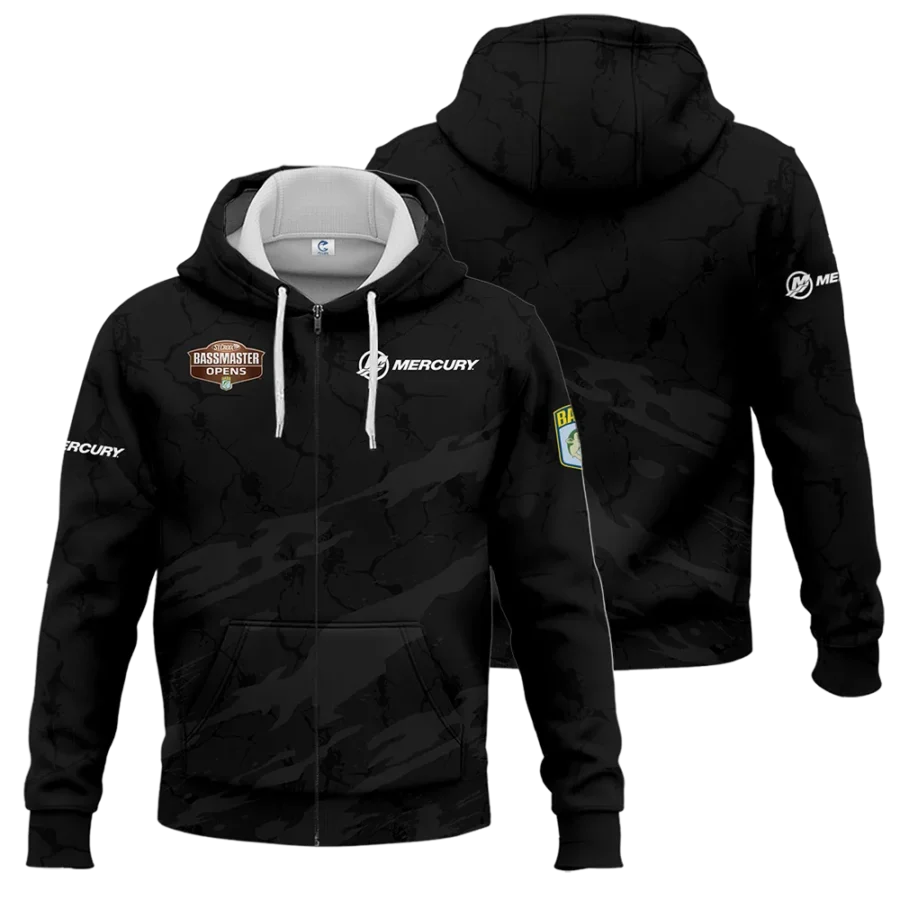 Zipper Hoodie Fishing Tournaments Sport Classic Hoodie Mercury Bassmaster Opens Tournament Hoodie