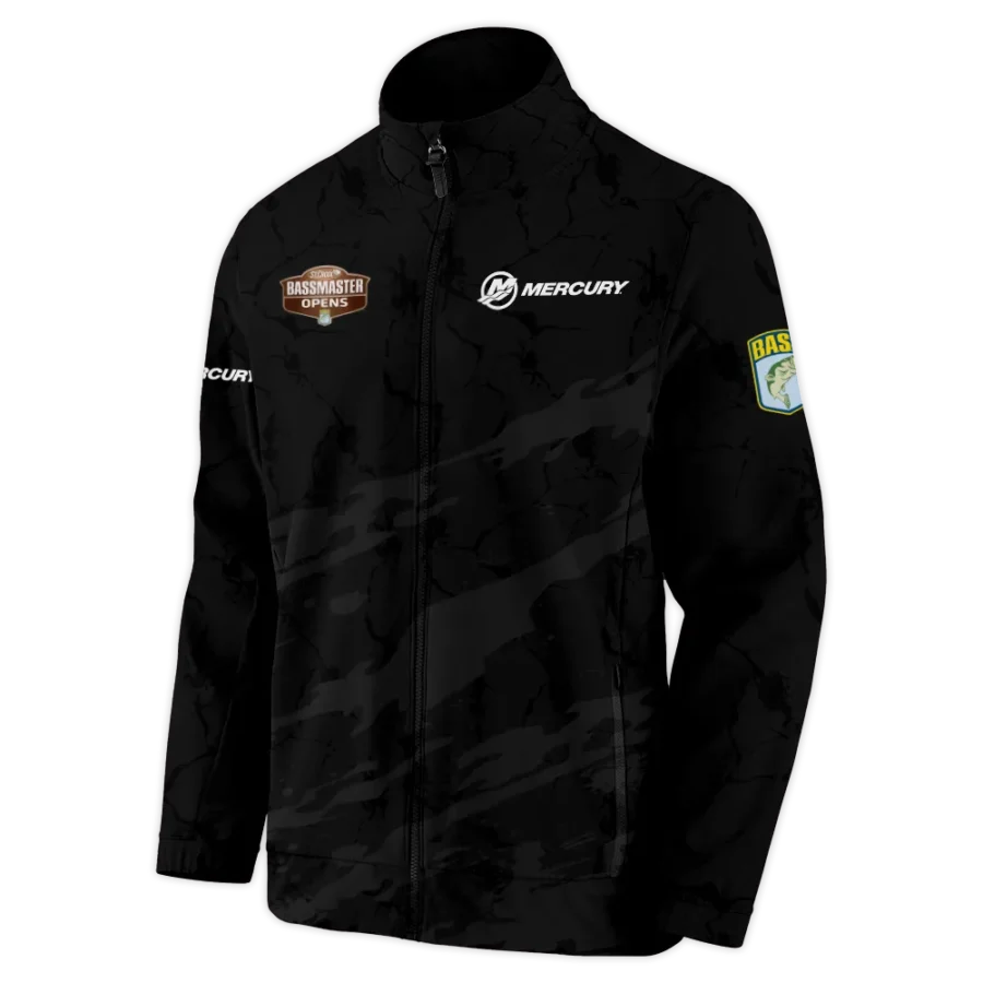 Fishing Tournaments Sport Classic Jacket Mercury Bassmaster Opens Tournament Stand Collar Jacket