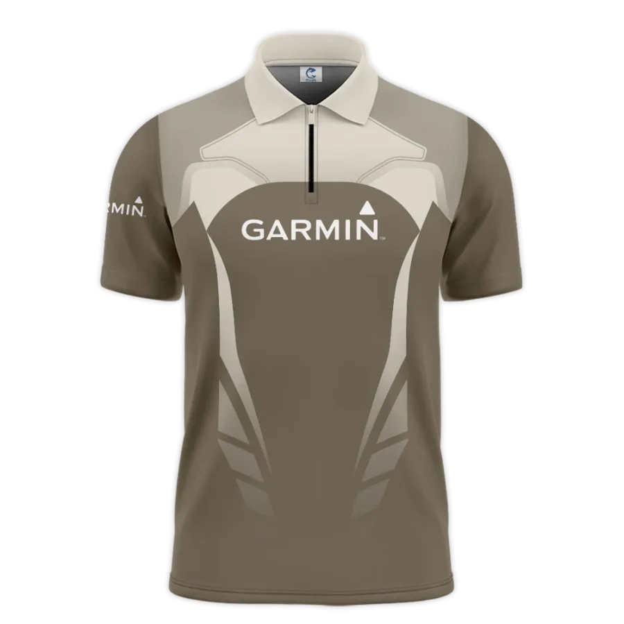 Zipper Polo Fishing Tournaments Sport Classic Polo Shirt Garmin Exclusive Logo Polo Shirt