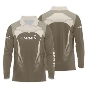 Zipper Polo Fishing Tournaments Sport Classic Polo Shirt Garmin Exclusive Logo Polo Shirt