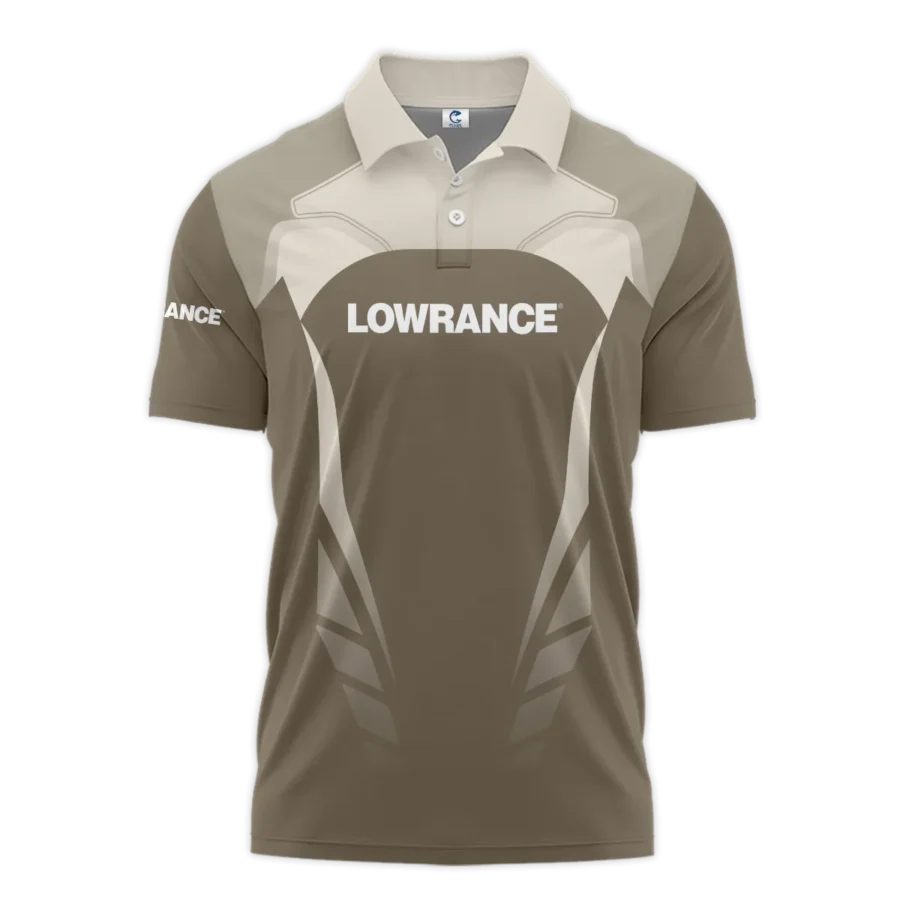 Short Polo Fishing Tournaments Sport Classic Polo Shirt Lowrance Exclusive Logo Polo Shirt