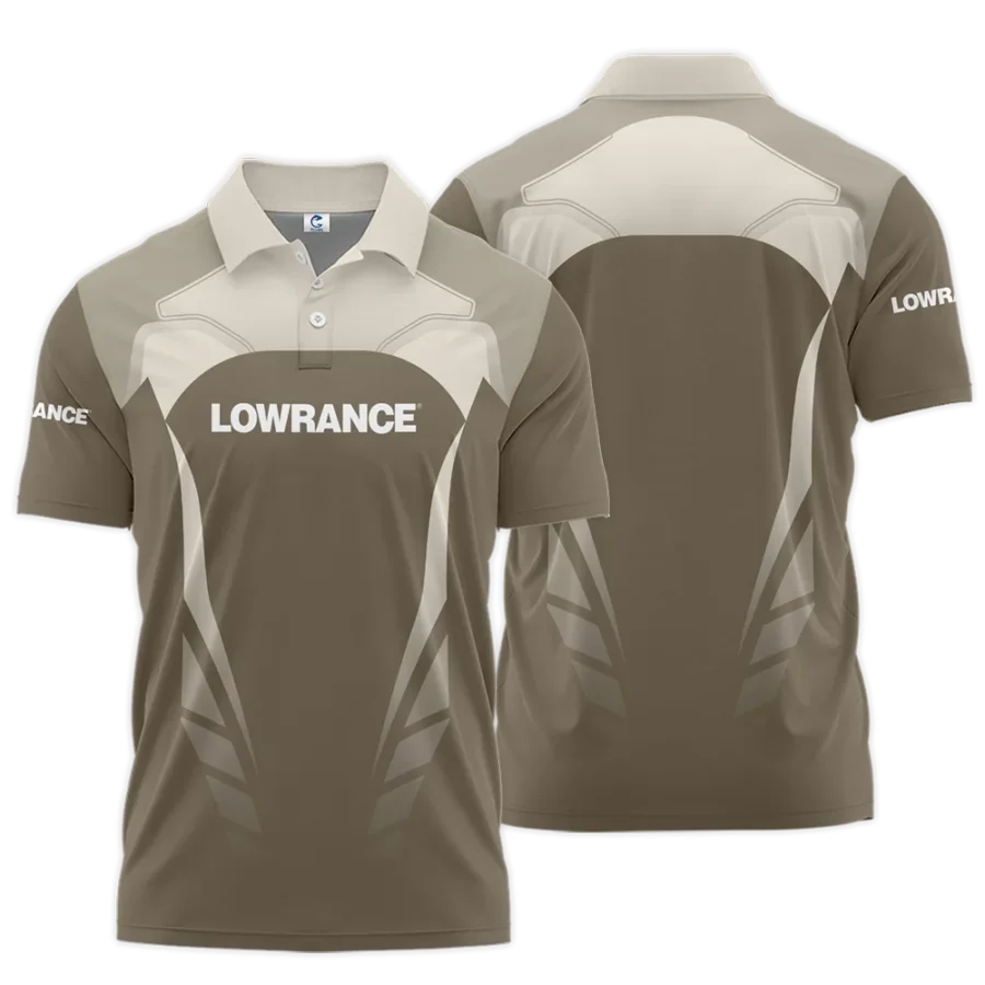 Short Polo Fishing Tournaments Sport Classic Polo Shirt Lowrance Exclusive Logo Polo Shirt