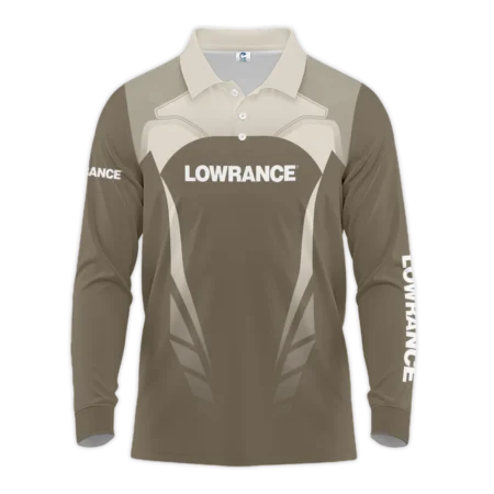 Long Polo Fishing Tournaments Sport Classic Polo Shirt Lowrance Exclusive Logo Polo Shirt