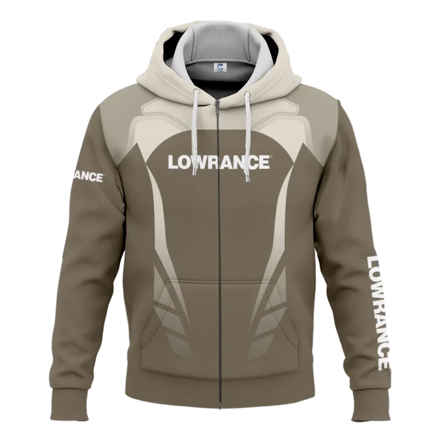 Zipper Hoodie Fishing Tournaments Sport Classic Hoodie Lowrance Exclusive Logo Hoodie