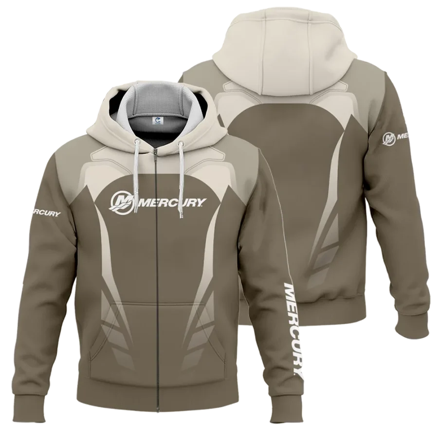 Zipper Hoodie Fishing Tournaments Sport Classic Hoodie Mercury Exclusive Logo Hoodie