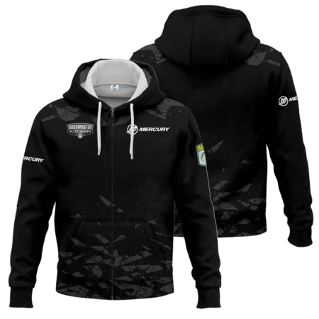 Zipper Hoodie Fishing Tournaments Sport Classic Hoodie Mercury Bassmaster Elite Tournament Hoodie