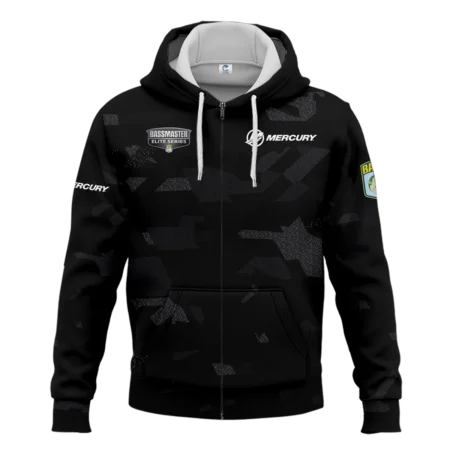 Zipper Hoodie Fishing Tournaments Sport Classic Hoodie Mercury Bassmaster Elite Tournament Hoodie