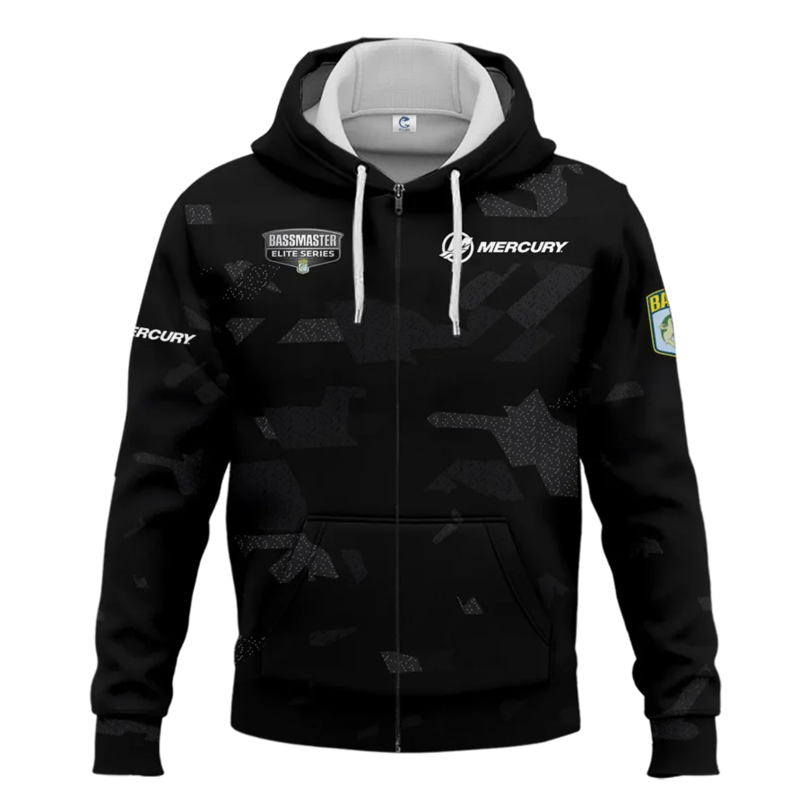 Zipper Hoodie Fishing Tournaments Sport Classic Hoodie Mercury Bassmaster Elite Tournament Hoodie