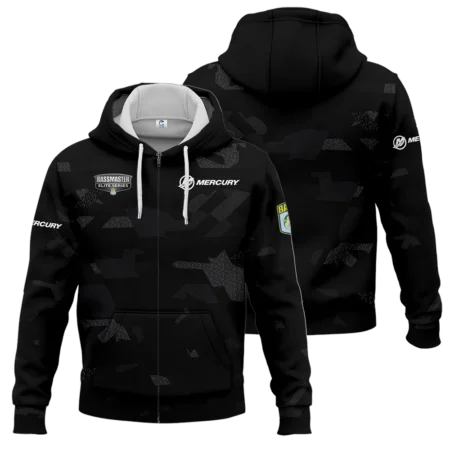 Zipper Hoodie Fishing Tournaments Sport Classic Hoodie Mercury Bassmaster Elite Tournament Hoodie