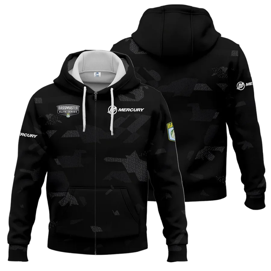 Zipper Hoodie Fishing Tournaments Sport Classic Hoodie Mercury Bassmaster Elite Tournament Hoodie