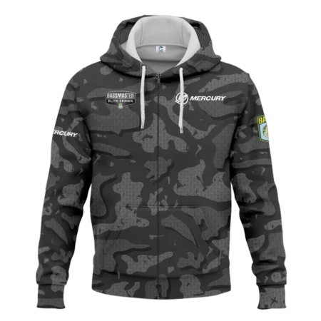 Zipper Hoodie Fishing Tournaments Sport Classic Hoodie Mercury Bassmaster Elite Tournament Hoodie