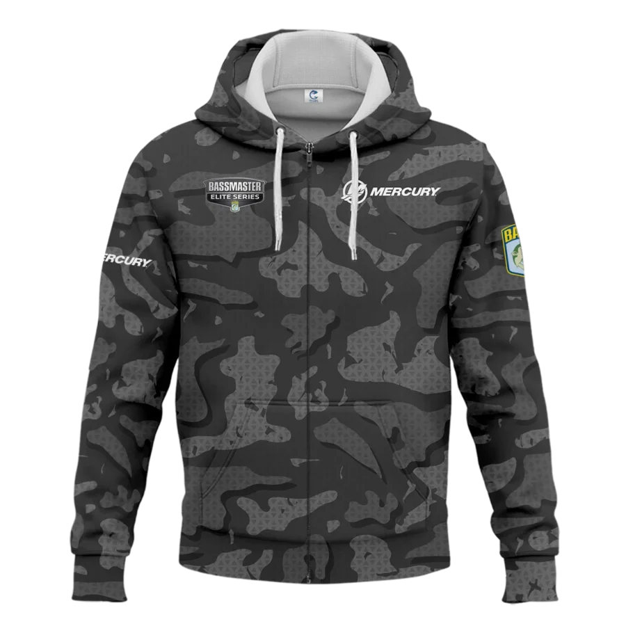 Zipper Hoodie Fishing Tournaments Sport Classic Hoodie Mercury Bassmaster Elite Tournament Hoodie