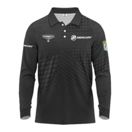 Long Polo Fishing Tournaments Sport Classic Polo Shirt Mercury Bassmaster Elite Tournament Polo Shirt