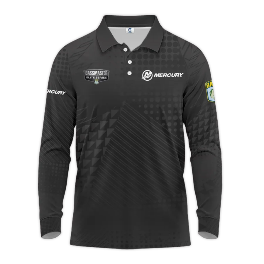 Long Polo Fishing Tournaments Sport Classic Polo Shirt Mercury Bassmaster Elite Tournament Polo Shirt