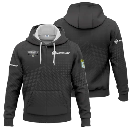 Zipper Hoodie Fishing Tournaments Sport Classic Hoodie Mercury Bassmaster Elite Tournament Hoodie