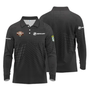 Zipper Polo Fishing Tournaments Sport Classic Polo Shirt Mercury Bassmaster Opens Tournament Polo Shirt