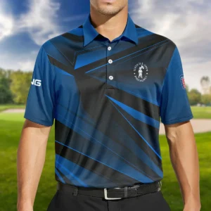 Callaway 124th U.S. Open Pinehurst Dark Blue Gradient Sublimation Quarter-Zip Polo Shirt