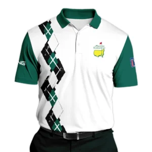 Golf Sport Pattern Green Mix Masters Tournament Callaway Quarter-Zip Polo Shirt