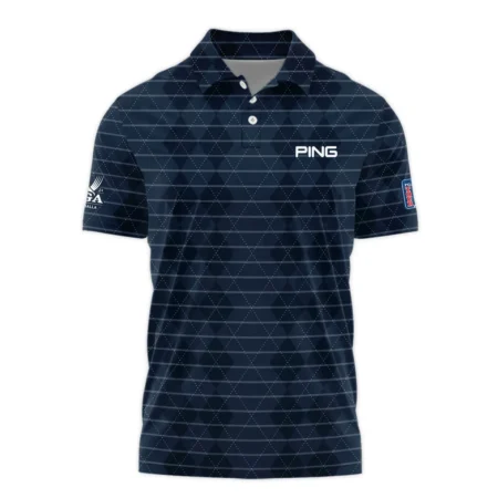 Golf Argyle Pattern 2024 PGA Championship Valhalla Ping Polo Shirt Style Classic