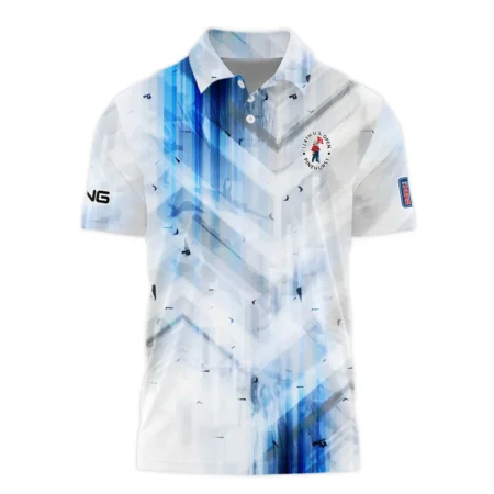 Golf Abstract Pattern 124th U.S. Open Pinehurst Ping Polo Shirt Style Classic