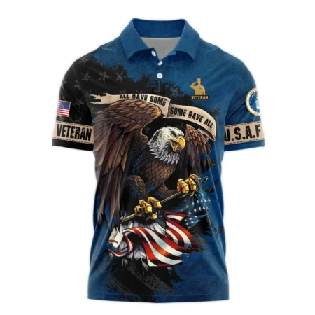 Veteran All Gave Some Some Gave All U.S. Air Force Veterans All Over Prints Polo Shirt