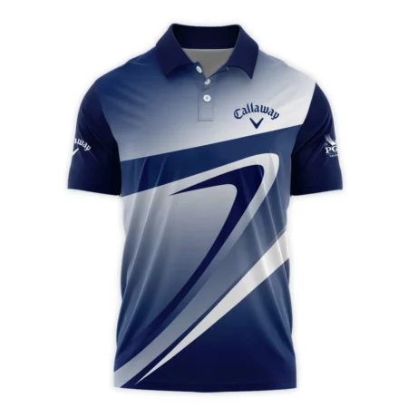 2024 PGA Championship Valhalla Dark Blue White Pattern Callaway Polo Shirt Style Classic