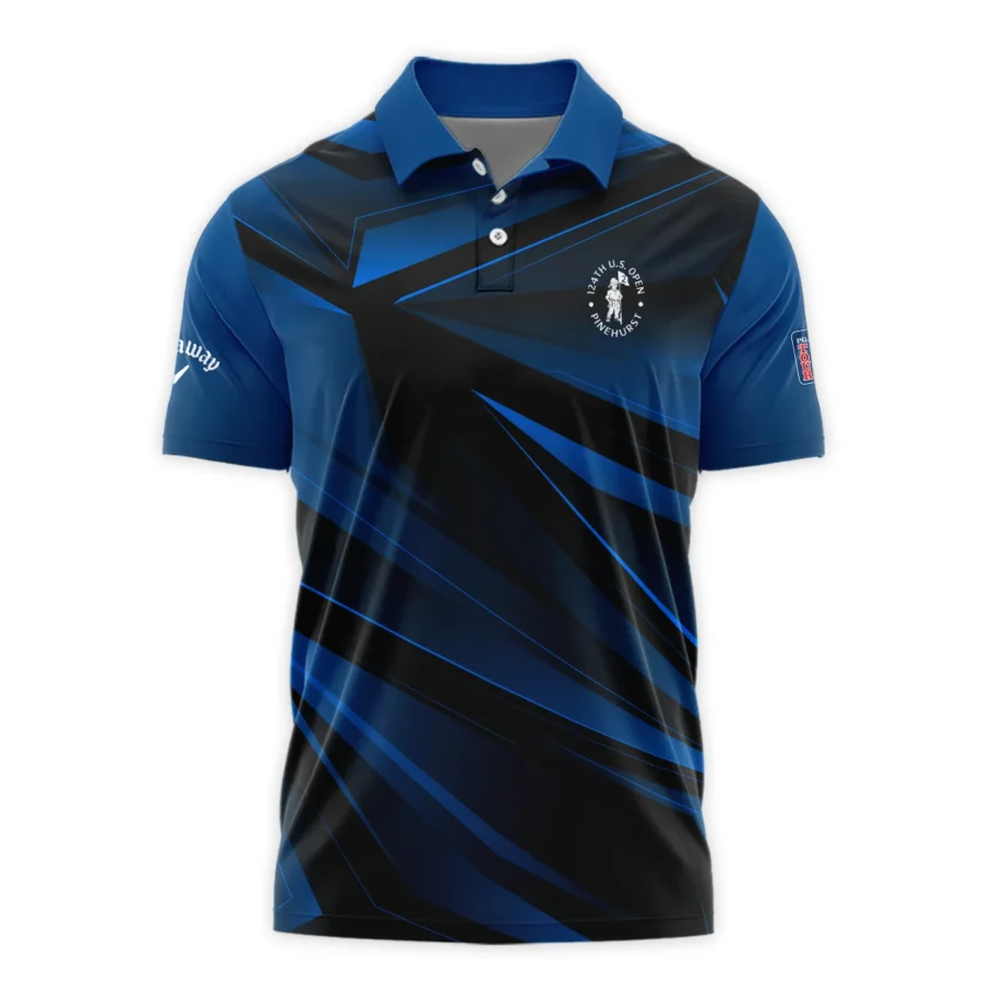 Callaway 124th U.S. Open Pinehurst Dark Blue Gradient Sublimation Polo Shirt Style Classic