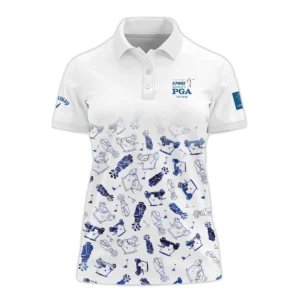 2024 KPMG Women's PGA Championship Golf Icon Abstract Nike Quater Zip Sleeveless Polo Shirt