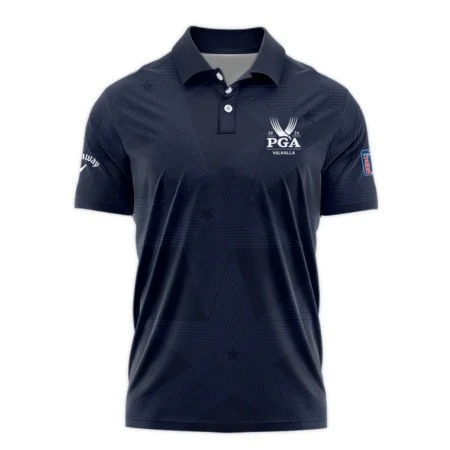 Golf Navy Color Star Pattern 2024 PGA Championship Valhalla Callaway Polo Shirt Style Classic