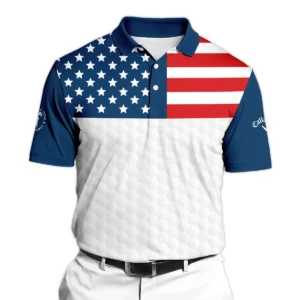 The Golfing Legend Golf 124th U.S. Open Pinehurst Callaway Zipper Polo Shirt Style Classic