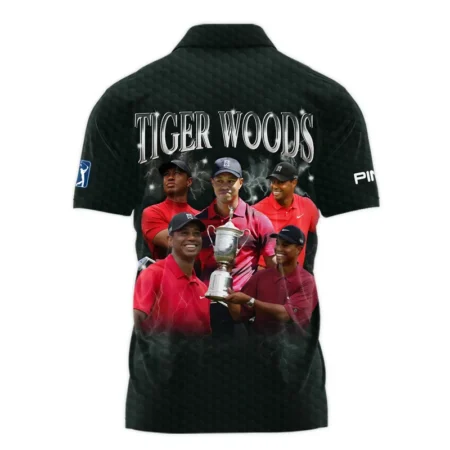 Golf Tiger Woods Fans Loves 152nd The Open Championship Ping Zipper Polo Shirt Style Classic