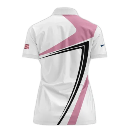 Pink Black Golf Pattern 79th U.S. Women’s Open Lancaster Nike Short Polo Shirt