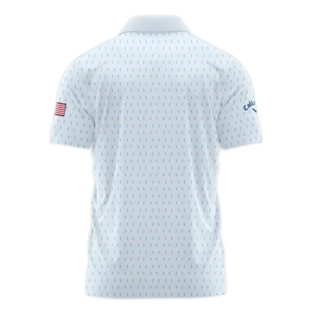 Golf Pattern Light Blue Cup 124th U.S. Open Pinehurst Callaway Polo Shirt Style Classic