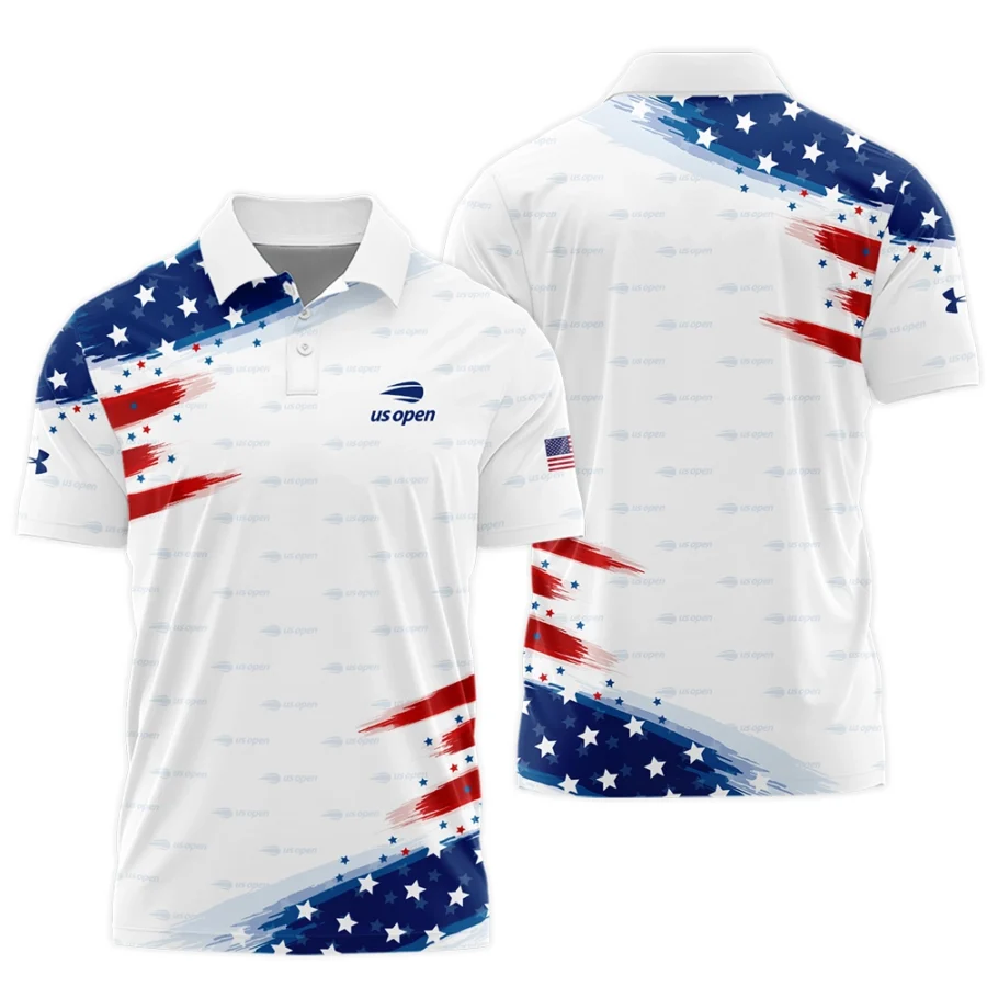 USA Flag US Open Tennis Champions Under Armour Performance Polo Shirt