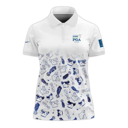 2024 KPMG Women's PGA Championship Golf Icon Abstract Nike Zipper Long Polo Shirt