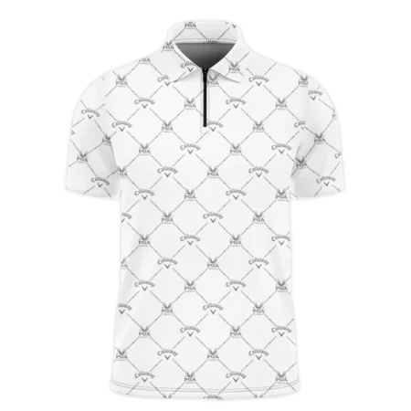 Golf Pattern 2024 PGA Championship Valhalla Callaway Zipper Polo Shirt Style Classic